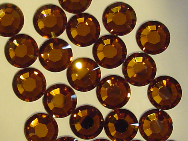 1 Gross 12ss SMOKE TOPAZ HOTFIX European Rhinestones